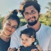 Bruno Gissoni rebate crítica por foto com Yanna Lavigne e a filha, Madalena, nesta quinta-feira, dia 22 de fevereiro de 2018