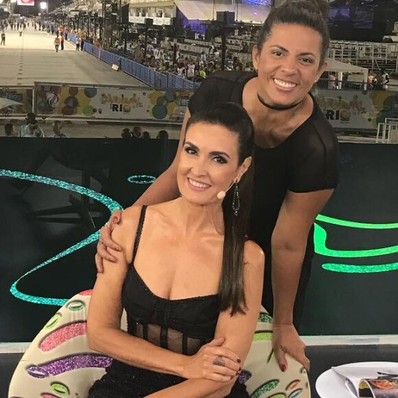 Mel Paladino foi responsável pelo cabelo de Fátima Bernardes no Carnaval