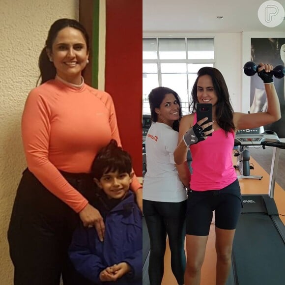 Carla Cecato decidiu emagrecer após voltar de viagem com a família: 'Estava com 75 quilos. Demais para mim'