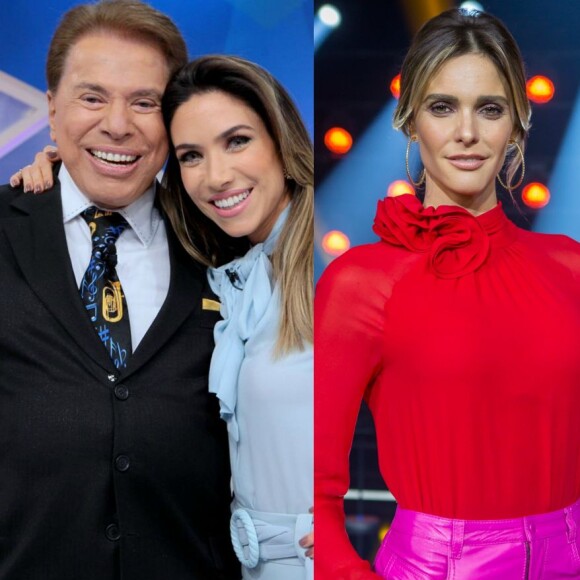 Já Fernanda Lima brigou virtualmente com Silvio Santos após ser chamada de 'magrela' pelo apresentador