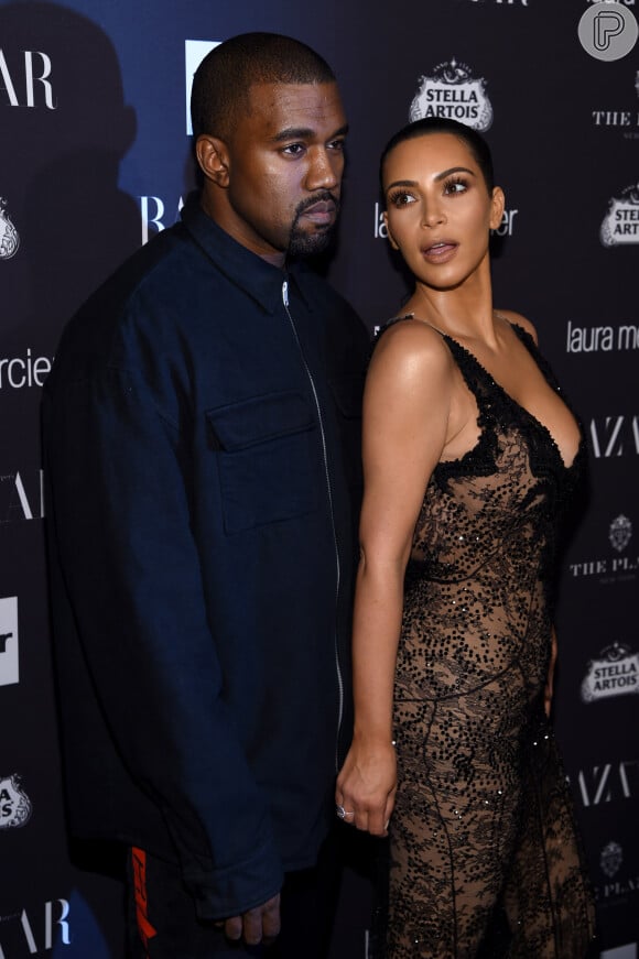 Kim Kardashian mostra rosto da 3ª filha com Kanye West em foto no Instagram