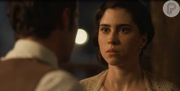 Na novela 'Tempo de Amar', Tereza (Olivia Torres) acusará a mãe de ter aplicado um golpe em José Augusto (Tony Ramos)