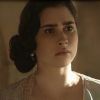 Na novela 'Tempo de Amar', Tereza (Olivia Torres) falará que sente vergonha de ser filha de Delfina (Letícia Sabatella) devido aos planos maléficos feitos pela mãe