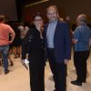 Sandra Annenberg e o marido, Ernesto Paglia, marcaram presença no show de Chico Buarque