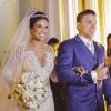 Munik Nunes e Anderson Felício se casaram em uma cerimônia luxuosa em 2017