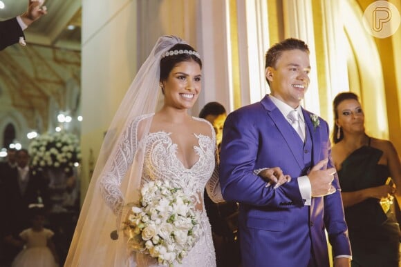 Munik Nunes e Anderson Felício se casaram em uma cerimônia luxuosa em 2017