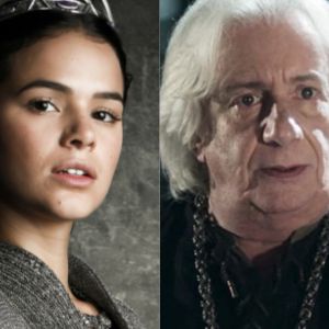 Catarina (Bruna Marquezine) condena o próprio pai, Augusto (Marco Nanini), à prisão perpétua após se aliar a Rodolfo (Johnny Massaro), na novela 'Deus Salve o Rei': 'Não poderá ficar em liberdade!'