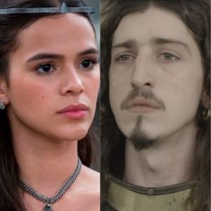 Catarina (Bruna Marquezine) pressiona Rodolfo (Johnny Massaro) para colocar ponto final no casamento com Lucrécia (Tatá Werneck) e decide fazer uma greve de sexo nos próximos capítulos da novela 'Deus Salve o Rei'