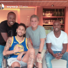Neymar recebe Thiaguinho, Luciano Huck e Rafael Zulu