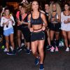 Sabrina Sato comandou corrida por 4,5 quilômetro no centro de São Paulo na noite deste sábado, dia 10 de março de 2018