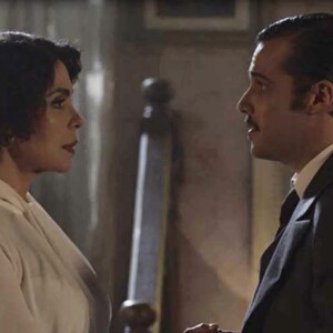 Lucinda (Andreia Horta) e Fernão (Jayme Matarazzo) tentam dar golpe em Emília (Françoise Forton) mas são impedidos por Inácio (Bruno Cabrerizo) no fim da novela 'Tempo de Amar'