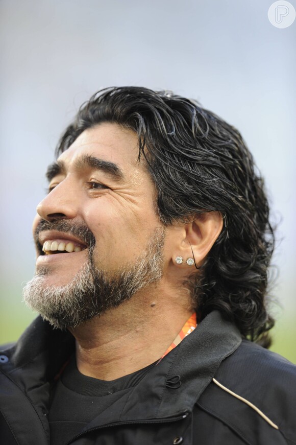 Diego Maradona afirmou que apresentou uma credencial de jornalista, por conta de sua atuação como comentarista no programa 'De Zurda', da Venezuela, mas não conseguiu entrar no estádio
