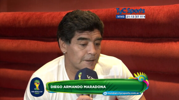 Maradona diz ter sido impedido de entrar no Maracanã: 'Não me deixaram entrar'