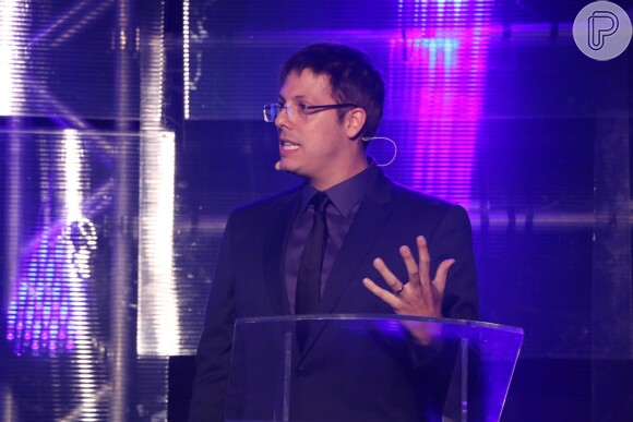 Fábio Porchat apresenta Prêmio de Humor, realizado no Jockey Club Brasileiro, na Gávea, Zona Sul do Rio de Janeiro, nesta terça-feira, 13 de março de 2018