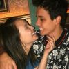 Larissa Manoela e Leo Cidade comemoraram três meses de namoro com jantar, nesta quarta-feira, 14 de março de 2018