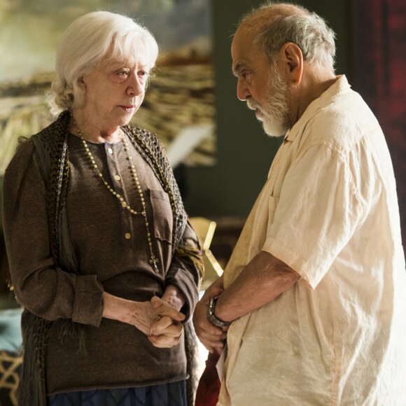 Mercedes (Fernanda Montenegro) e Josafá (Lima Duarte) têm cerimônia de casamento emocionante, no capítulo que vai ao ar ar sábado, dia 31 de março de 2018, na novela 'O Outro Lado do Paraíso'