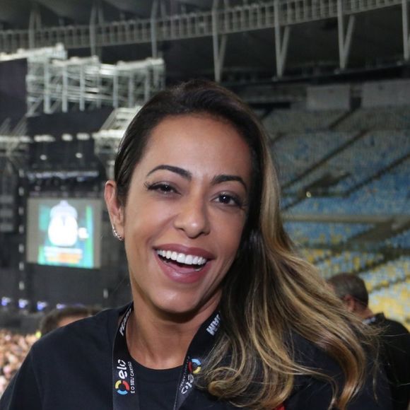 Samantha Schmütz conferiu o show do grupo Pearl Jam, no Maracanã, na noite desta quarta-feira, 21 de março de 2018
