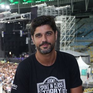 Bruno Cabrerizo também conferiu show do Pearl Jam no Maracanã