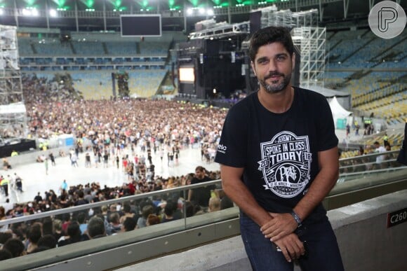 Bruno Cabrerizo também conferiu show do Pearl Jam no Maracanã