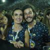 Juntos, Túlio Gadêlha e Fátima Bernardes curtiram o Carnaval no Sambódromo