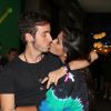 Antonia Morais troca beijos com o namorado, Wagner Santisteban