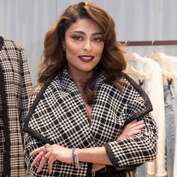 Juliana Paes no lançamento da revista Le Lis Blanc, no Rio de Janeiro, na noite desta quarta-feira, 28 de março de 2018