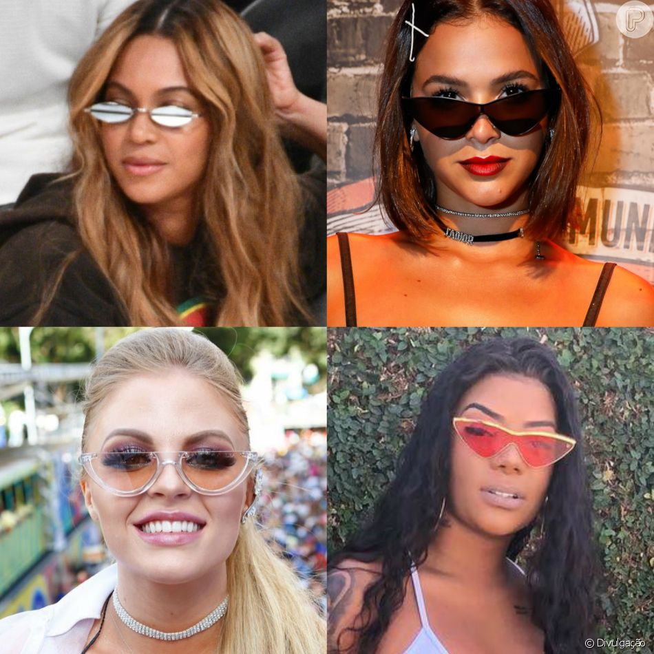 Óculos com pegada retrô conquistam famosas nacionais e internacionais: -  Purepeople