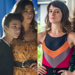 Tomaz (Vitor Figueiredo) se recusa a morar com Clara (Bianca Bin) e diz ser filho de Lívia (Grazi Massafera), na novela 'O Outro Lado do Paraíso'