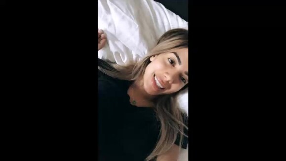 Em Boston, Anitta se derreteu ao filmar o marido, Thiago Magalhães, nesta sexta-feira, 6 de abril de 2018