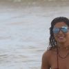 Juliana Paes exibiu o corpo sarado em dia de praia com os filhos recentemente