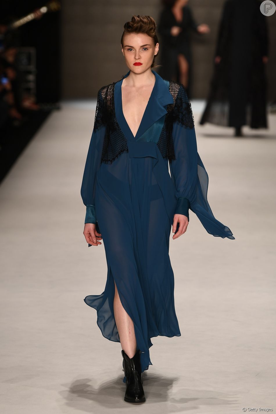 vestido azul petroleo curto