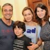 Julia Lemmertz e Alexandre Borges são pais de Miguel, de 13 anos. A atriz também é mãe de Luiza, de 26, fruto de seu relacionamento com o produtor Álvaro Osório