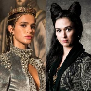 Catarina (Bruna Marquezine) e Lucrécia (Tatá Werneck) trocam farpas no retorno da noviça ao castelo nos próximos capítulos da novela 'Deus Salve o Rei'