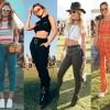 Botas, óculos retrô e pochetes: os looks estilosos usados no Coachella 2018, realizado na Califórnia, nos Estados Unidos