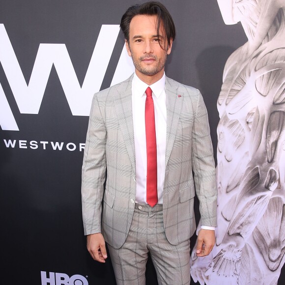 Intérprete de Hector na série da HBO, Rodrigo Santoro esteve na première da 2ª temporada de 'Westworld' nesta segunda-feira, dia 16 de abril de 2018 em Los Angeles, Califórnia, nos Estados Unidos