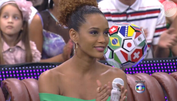 Taís Araújo participa do programa 'Esquenta!" na tarde deste domingo, 29 de junho de 2014