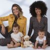 Sheron Menezzes e Rafa Brites estrelaram a campanha para o Dia das Mães com os filhos