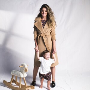 Rafa Brites posou com filho, Rocco, de 1 ano, para campanha de moda