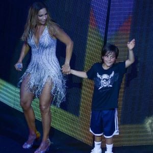 Ivete Sangalo elogia filho, Marcelo, ao vê-lo na bateria em video compartilhado nesta quinta-feira, dia 19 de abril de 2018