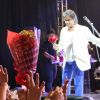 Roberto Carlos comemora aniversário de 77 anos em show em Belém, no Pará, na noite desta quinta-feira, 19 de abril de 2018