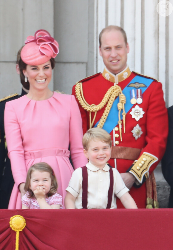 Kate Middleton e príncipe William são pais de George, de 4 anos, e Charlotte, de 2