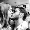 Klebber Toledo homenageou a namorada, Marina Ruy Barbosa, com uma foto romântica, em seu Instagram, nesta segunda-feira, 30 de junho de 2014