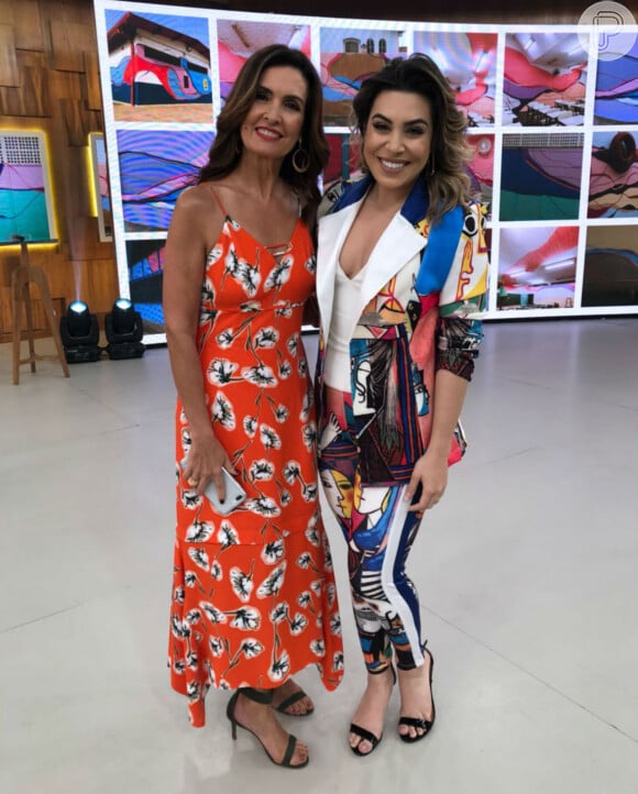 Naiara Azevedo participou do 'Encontro com Fátima Bernardes' nesta segunda-feira, 23 de abril de 2018