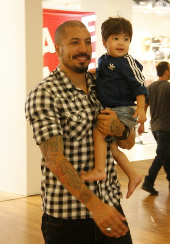 Fernando Medeiros é pai do pequeno Lucca, de 2 anos, fruto da união com Aline Gotschalg