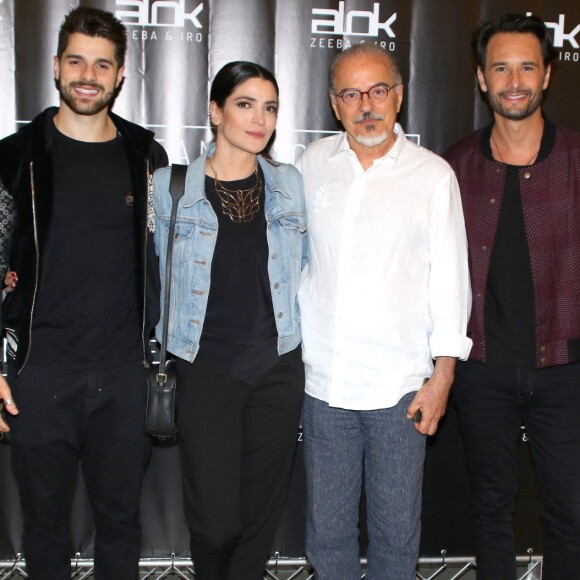 Rodrigo Santoro na festa de lançamento do clipe 'Ocean', do DJ Alok, em São Paulo, na terça-feira, 24 de abril de 2018. Maria Manoella e Genézio de Barros prestigiaram o evento