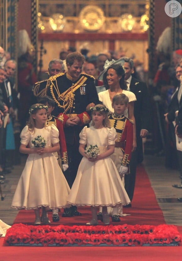 Príncipe Harry e Pippa Middleton no casamento de William e Kate Middleton, em 2011