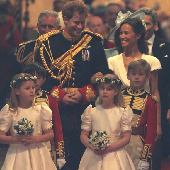 Príncipe Harry e Pippa Middleton no casamento de William e Kate Middleton, em 2011