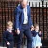 George, de 4 anos, e Charlotte, de 2 anos serão pajem e dama do casamento do príncipe William e Meghan Markle