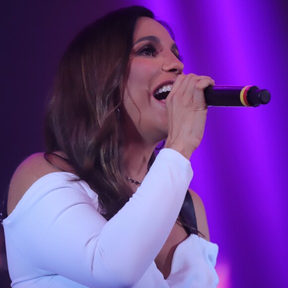 Ivete Sangalo vai encerrar sua licença-maternidade no próximo domingo, 29 de abril de 2018