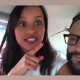 Em vídeo publicado em seu Instagram Stories, ex-BBB Gleici Damasceno aparece sem cinto de segurança e sentada no colo de Wagner Santiago no banco traseiro de um carro no Rio de Janeiro nesta sexta-feira, dia 27 de abril de 2018